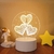 Imagem do Amor Romântico Lâmpada 3D Balão em Forma de Coração Acrílico LED Luz Notur
