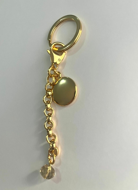 Chaveiro Memórias P Dourado
