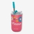 COPO NEO C/CANUDO 300ML AMIGAS FLORAL