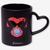 CANECA MAGIC CORACAO 300ML STITCH E ANGEL NAMORADOS PRETA - comprar online