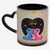 CANECA MAGIC CORACAO 300ML STITCH E ANGEL NAMORADOS PRETA na internet