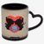 CANECA MAGIC CORACAO 300ML STITCH E ANGEL NAMORADOS PRETA - Mana Moda e Presentes