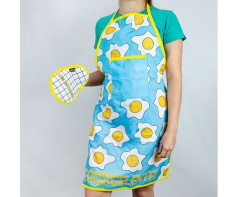 AVENTAL COM PEGADOR - EGGSCUSE-ME