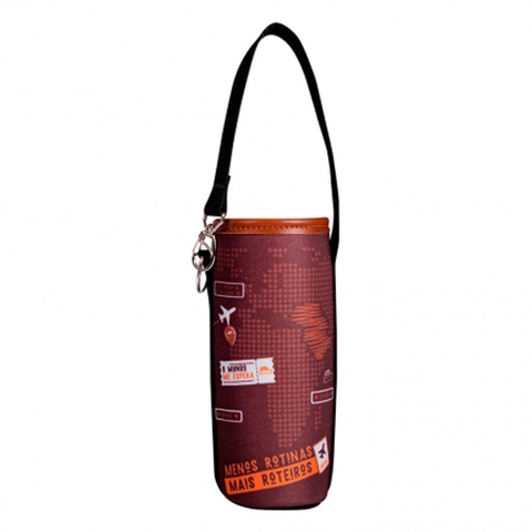 PORTA GARRAFA VIAGEM - PÉ NA ESTRADA