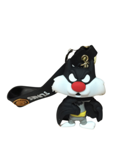 Llavero de Silvestre Batman Looney Tunes Con Correa