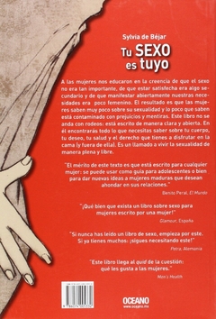 Tu sexo es tuyo Sylvia de Béjar Pasta Blanda Libro Nuevo - comprar en línea