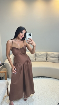 Vestido Tricoline Alça na internet