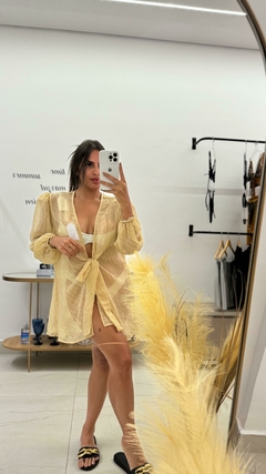 Saída Kimono Dourada