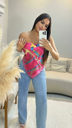 Calça Jeans Wide Leg Shine - comprar online