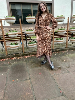 Imagem do Vestido Aurora Transpassado Animal Print
