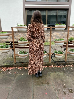 Vestido Aurora Transpassado Animal Print - loja online