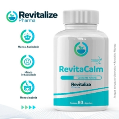 RevitaCalm Contra ansiedade, irritação, insônia, nervosismo - 60 cápsulas