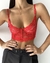 Bustier Milan rojo