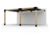 Kit Pergola Alluss 6x3 mt Apoyo Pared Madera 4x4” cubre auto