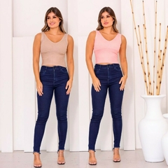 Blusinha Cropped Feminina De Tricot Modal - comprar online