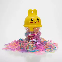 Garrafinha com Elásticos De Cabelo Feminino