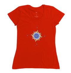 Camiseta Feminina Sol com Olho Grego - Reserva INK - loja online