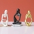 Estátua do Pensador Abstrato Escultura em Resina Estatuetas em Miniatura Pensad na internet
