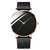 2022 Minimalista Moda Masculina Relógios Simples Masculino Negócios Ultra Fino - comprar online