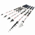 JOSBY Spinning Rod Rock Fishing Fibra de Carbono Mini Telescópica Portátil 1.5