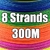 Linha de Pesca GHOTDA 9 Fios 8 Fios 4 Fios 1000M 500M 300M PE Trançado - loja online