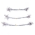 Anti Bite Steel Fishing Line Steel Wire Leader With Swivel Fishing Accessory Lea - comprar online