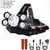 80000lm led farol de pesca recarregável farol t6 tocha recarregável caça cabe - IBICUÍ PESQUE