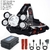 80000lm led farol de pesca recarregável farol t6 tocha recarregável caça cabe