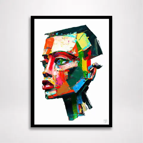 Pôster Série Cabezas - O Perfil Tectônico - Koz Pallma - 2021 - Formato Retrato - Sem Moldura