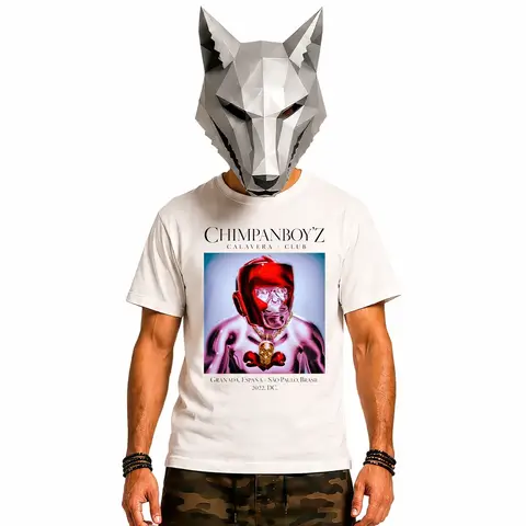 Camiseta - Série Chimpanboyz: Drop 04 - Calavera Club - 100% Algodão - Unissex