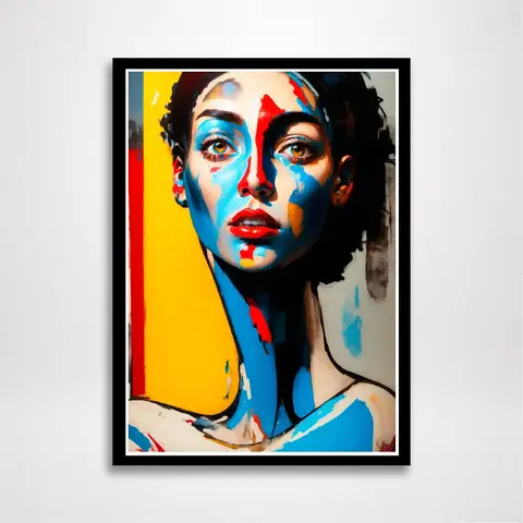 Pôster Série Fusions - O Eixo da Resistência - Koz Pallma - Formato Retrato - Sem Moldura