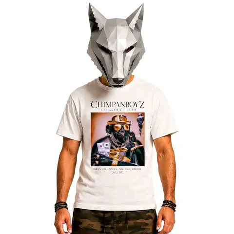 Camiseta - Série Chimpanboyz: Drop 09 - Calavera Club - 100% Algodão - Unissex
