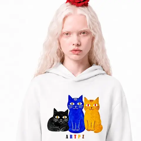 MOLETOM CANGURU - NOVÍSIMA DE LOS GATOS - 09