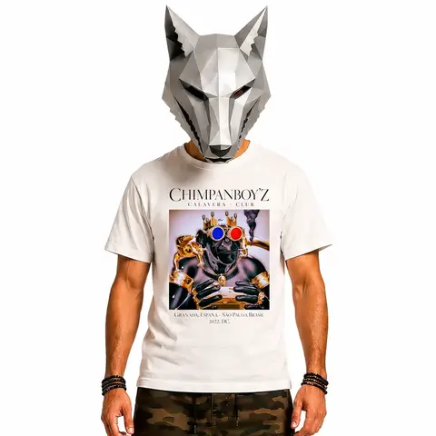 Camiseta - Série Chimpanboyz: Drop 11 - Calavera Club - 100% Algodão - Unissex