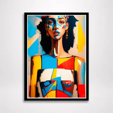 Pôster Série Fusions - A Síntese Construtivista - Koz Pallma - Formato Retrato - Sem Moldura