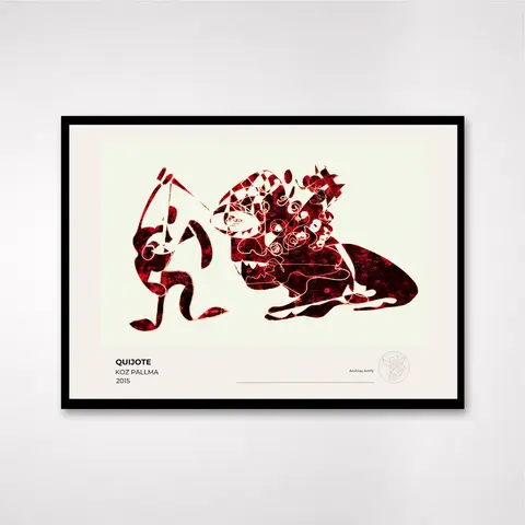 Pôster Quijote - Koz Pallma - 2015 - Formato Paisagem - Sem Moldura