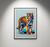 Pôster Ilustração Estilo WPAP - Tigre - Sem Moldura - Orientação Retrato - Tamanhos: A0, A1, A2 e A3 - Fine Art - comprar online