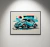 Pôster Ilustração Fusca - Sem Moldura - Orientação Paisagem - Tamanhos: A0, A1, A2 e A3 - Fine Art - comprar online