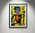 Pôster Neoexpressionista - Amarelo e Preto 02 - comprar online