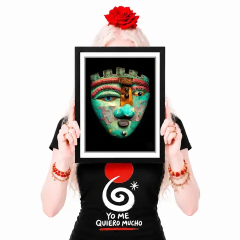 Pôsteres Série DigiMasks 01 - Arte Colecionável - Tamanho A4 - Sem Moldura - Orientação Retrato
