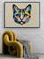 Pôster Ilustração Estilo WPAP - Gato 02 - Sem Moldura - Orientação Retrato - Tamanhos: A0, A1, A2 e A3 - Fine Art na internet