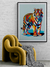 Pôster Ilustração Estilo WPAP - Tigre - Sem Moldura - Orientação Retrato - Tamanhos: A0, A1, A2 e A3 - Fine Art na internet