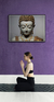 Pôster 3D - Buda 05 - Yoga - Meditação - Sem Moldura - Orientação Paisagem - Tamanhos: A0, A1, A2 e A3 - Fine Art - comprar online