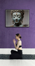 Pôster 3D - Buda 04 - Yoga - Meditação - Sem Moldura - Orientação Paisagem - Tamanhos: A0, A1, A2 e A3 - Fine Art - comprar online