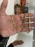 CORRENTE CADEADO DUPLO 5mm BANHADO A OURO 18K