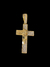 pingente face de cristo cravejado BANHADO A OURO 18K
