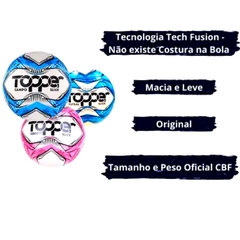 Bola de Futebol Topper Slick Oficial Futsal e futebol de salão ENVIO RÁPIDO - KALLUAN SHOP