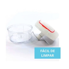 Mini Triturador manual de alho/alimentos/ legumes e verduras - 2 Lâminas afiadas - liquidação