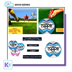Bola de Futebol Topper Slick Oficial Futsal e futebol de salão ENVIO RÁPIDO