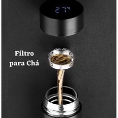 Garrafa Isotermica em aço - com Visor digital que mede a temperatura 500 ML - TOP - loja online